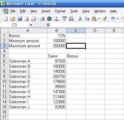 Excel 2007 If Statement Examples