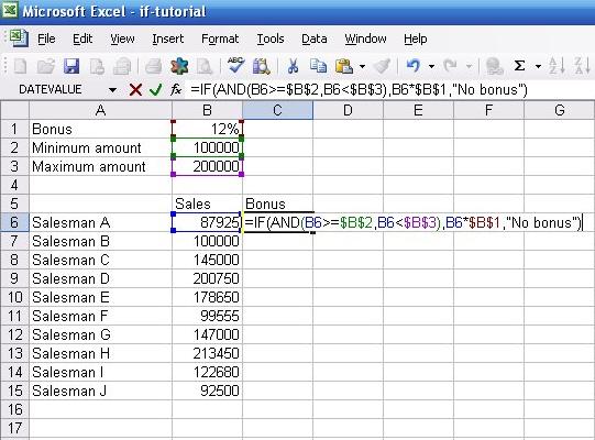 how to do a if then formula in excel